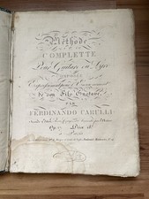 CARULLI Ferdinando, Méthode