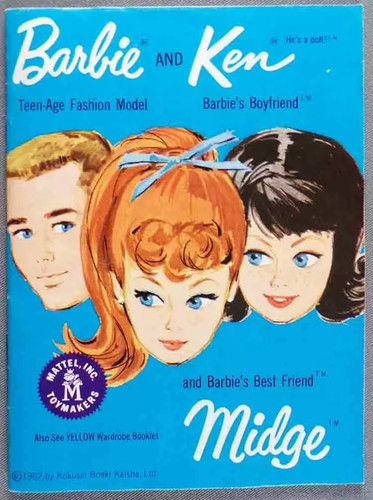 Barbie catalogue mattel - mattel, 1962