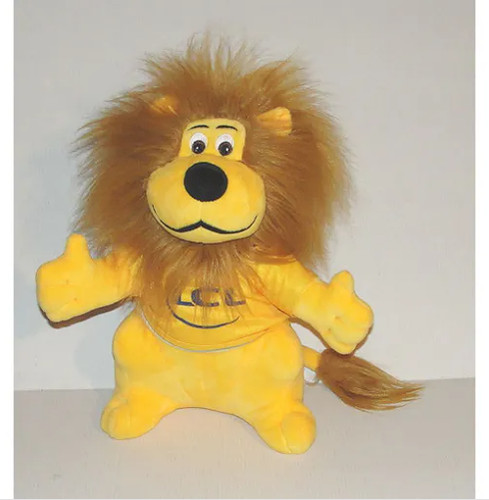 Peluche lion lcl mascotte tour - lcl,