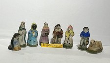 Lot de 8 Fèves de crèche divers personnages dromadaire