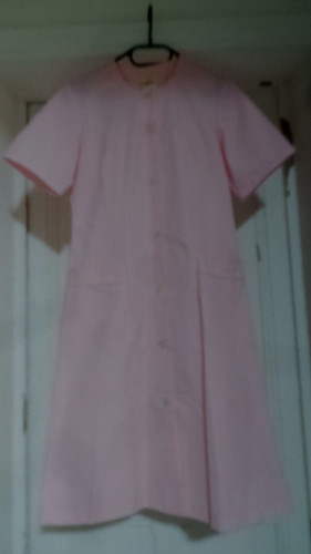 Blouse travail rose - de,