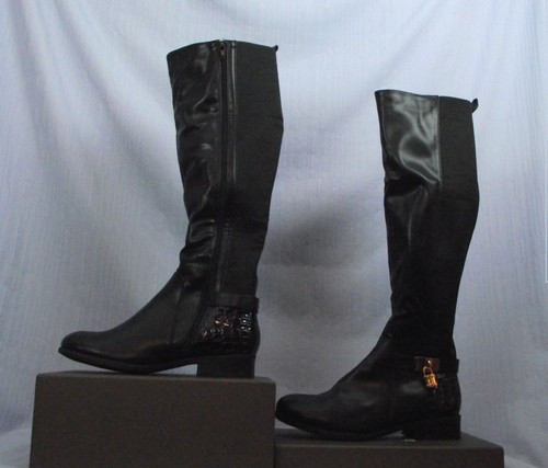 Paire bottes noires - paire, de