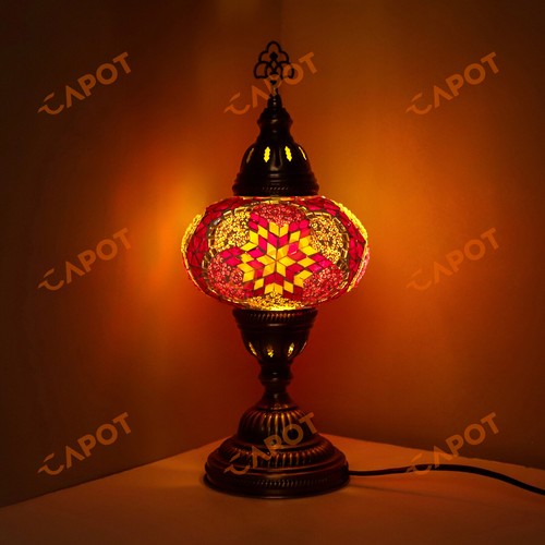 Lampe bureau mosaïque - lampe, de