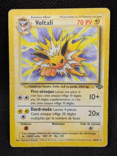 Carte pokemon voltali rare - -,