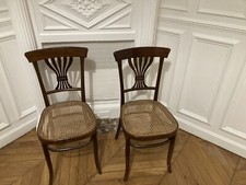 2 Chaises Fischel cannées