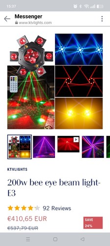 Jeux lumière 200w - dj, bee