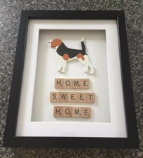 Cadre pour chien personnalisé 10x8 pouces - Beagle / **P&P gratuit**