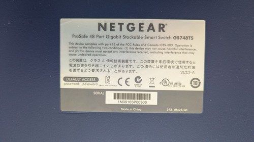 Netgear gs748ts prosafe - netgear,