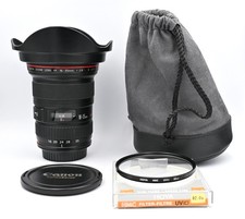 Canon zoom EF 16-35mm f2,8 LII USM +ps EW-88 +filtres polarisant & uv 82mm+etui