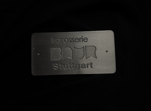 Plaque signalétique bmw baur - signalétique,