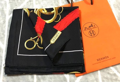Foulard hermes soie - en,