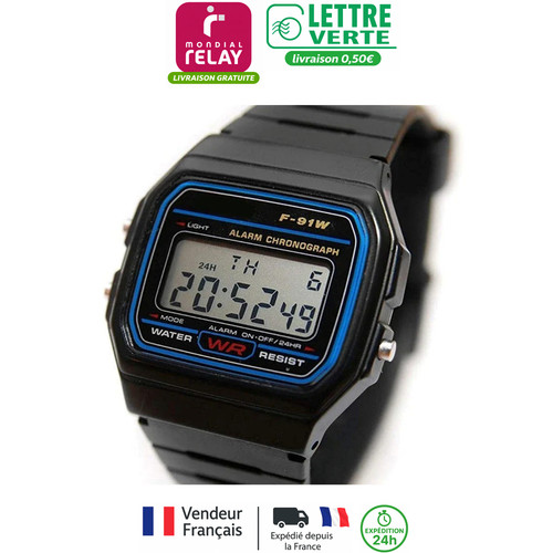 Montre digitale style vintage - style,