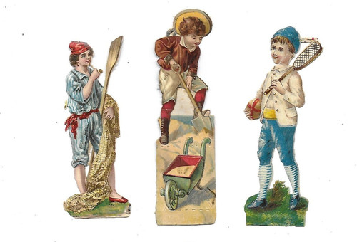 Anciens chromos découpis - anciens,