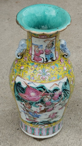 Grand vase chinois porcelaine - vase,