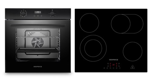 Four cuisinière cuisson - cuisinière, noir