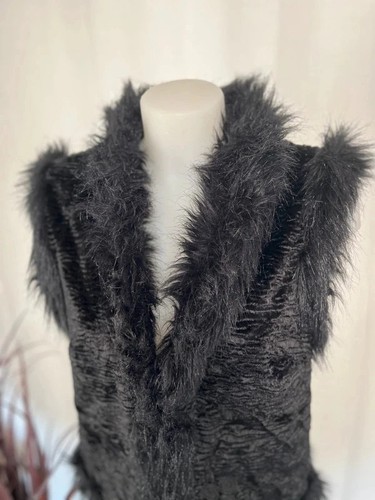 Veste manteau vintage noire