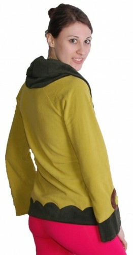 Pull polaire boho - col, roulé