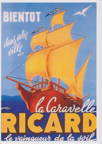 Ricard caravelle carte - ricard,