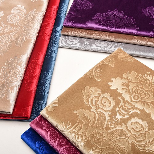 Gaufrer floral tissu velours - tissu,