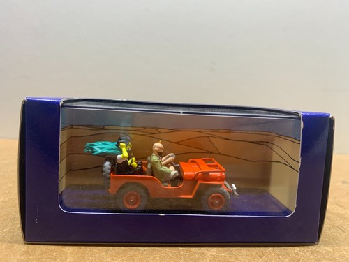 Voiture tintin jeep - rouge, au