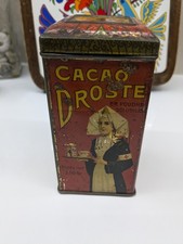 Ancienne et RARE Boite 250 g Cacao DROSTE & Co HAARLEM Brassard Croix Rouge