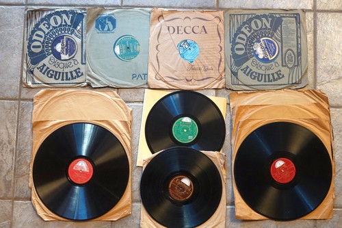 Lot disques ancien - de, 78