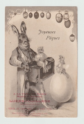 Pâques lapin humanisé - pâques,