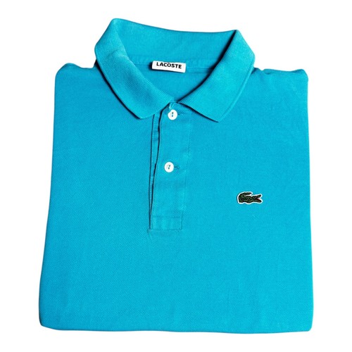 Polo lacoste bleu - lacoste, manche