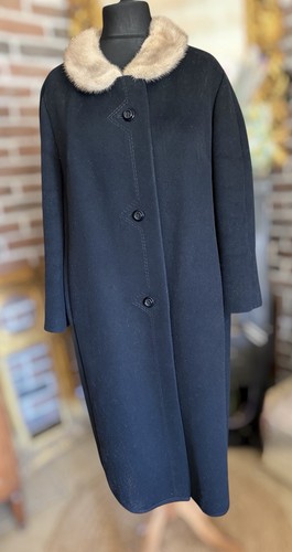 Manteau femme long - manteau, noir