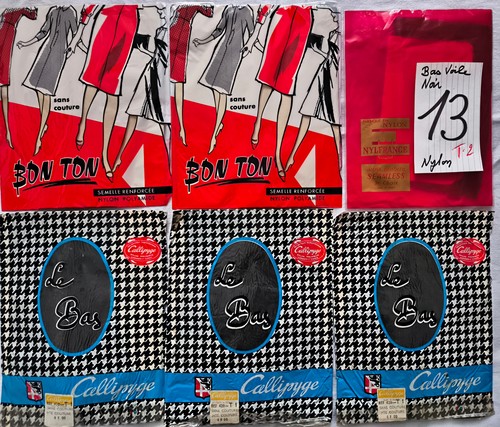 Paires bas nylon vintage - paires,