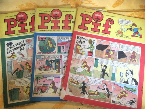 Lot journal pif vaillant - bd,