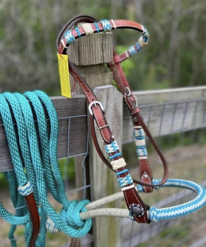 Bitless hackamore rawhide - bitless,