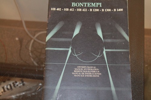 Bontempi owners manual - manual, 402