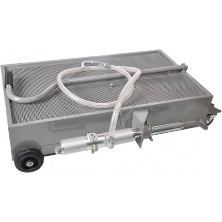 Bac vidange acier mobile - de,