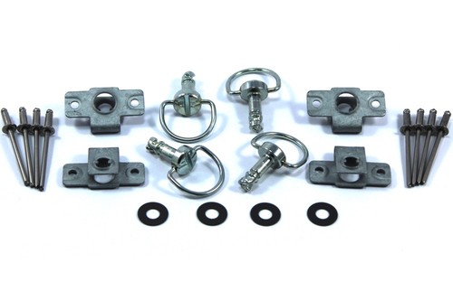 Dzus attaches argent anneau - attaches,