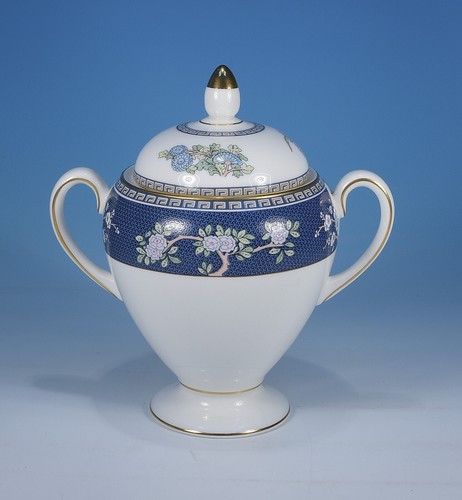 Wedgwood blue siam sucrier - wedgwood,