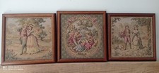 3 tapisseries scènes galantes