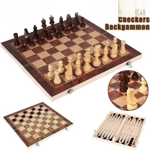 Jeu echec pliant 44x44cm - pliant, en