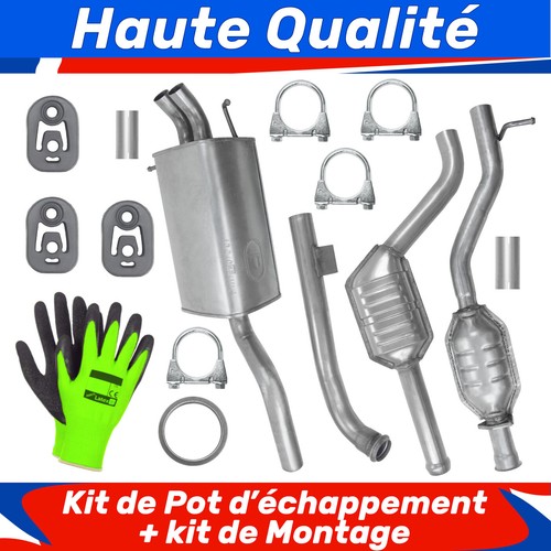 Kit pot échappement - d'échappement, pour
