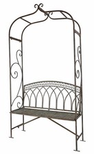 Rosenbogen Pergola Avec Banc