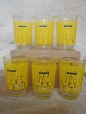Service de 6 verres RICARD