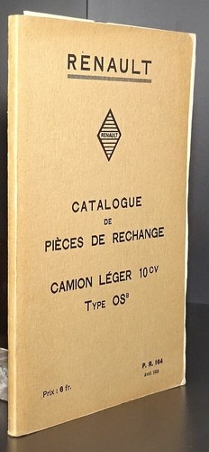 Renault catalogue de pièces - catalogue,
