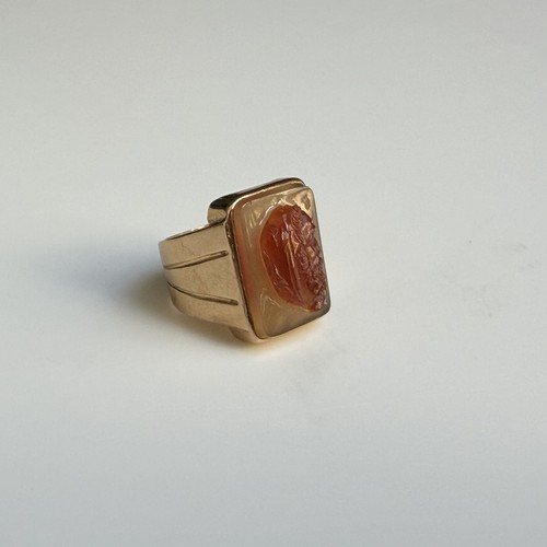 Ancien bague chevalière - ancien, or