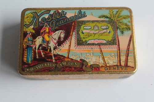 Boîte cigarettes tôle - boîte, à