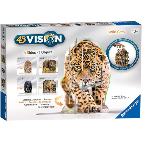 Puzzle ravensburger 4 - puzzle, 3d