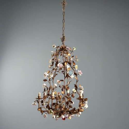 Lustre ancien fer métal - métal, 5