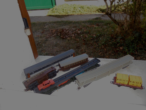 Lot wagons marchandises - lot, de