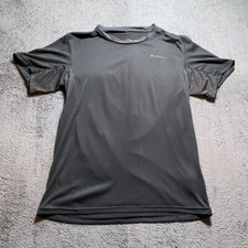 Decathlon Quechua T-Shirt Mens Small Grey Hiking Short-Sleeved Activewear