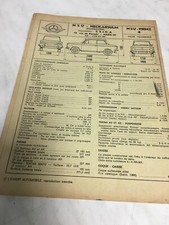 Fiche technique automobile NSU PRINZ 4 ( 47prinz4 )