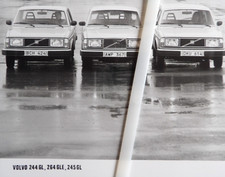 Photo presse VOLVO 244 GL 